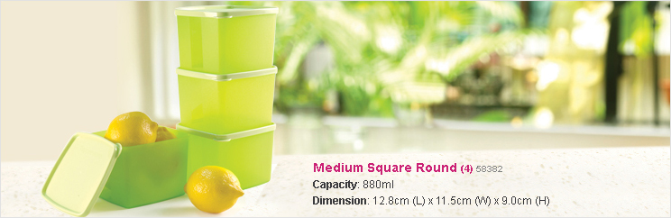 Medium Square Round